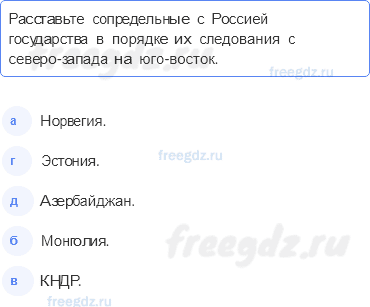 § 5. Районирование территории России — Итоговые задания по теме раздела — 7 — стр. 35 - 0