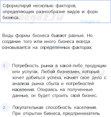 Глава 2 — § 11. Виды и формы бизнеса — 3 — стр. 55 - 0