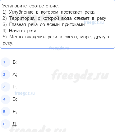 Гидросфера — водная оболочка Земли — § 34. Реки — артерии Земли (2) — 6 — стр. 114 - 0