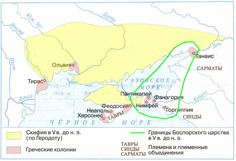 Карта образование первых государств